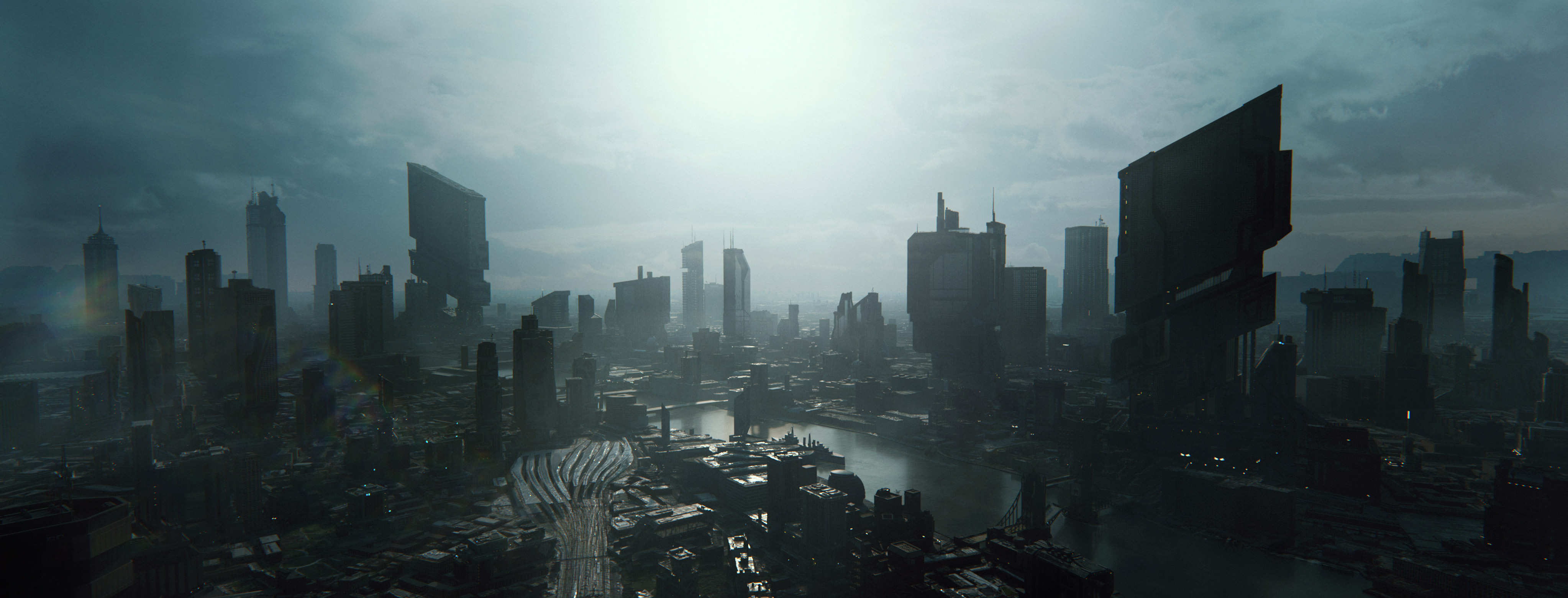 David Arno Schwaiger London 2069 Sci-fi Art